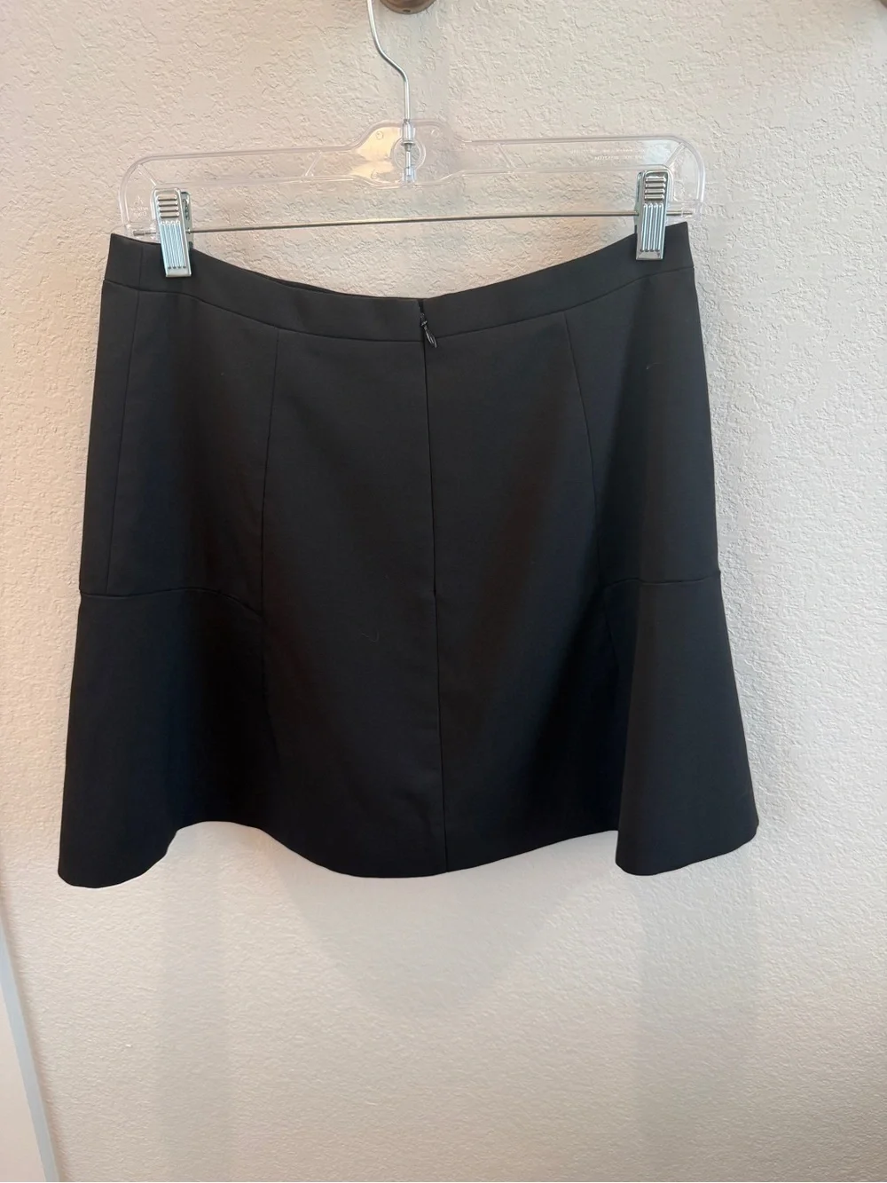 J. Crew - Like New - Black Fit & Flare A Line Mini Skirt - Size 4